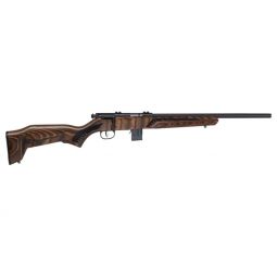 SAVAGE 93R17 MINIMALIST 17HMR, 18" MATTE/BROWN LAMINATE