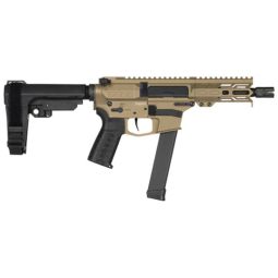 CMMG PISTOL BANSHEE MKGS 9MM, 5" 33RD W/ RIP BRACE TAN