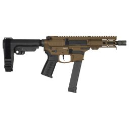 CMMG PISTOL BANSHEE MKGS 9MM, 5" 33RD W/ RIP BRACE BRONZE