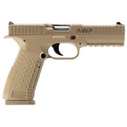 APF STRIKE ONE 9MM 5" BBL, 3-DOT SIGHT 2 17RD MAGS TAN