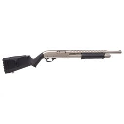 ROCK ISLAND PUMP SHOTGUN 12GA, 18.5" 5RD 3" NICKEL FINISH