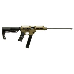 TNW AERO SURVIVAL RIFLE LTE, 9MM 16" TB 33RD OD GREEN