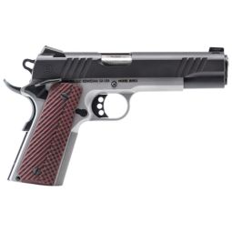 BERSA B1911 45ACP BLACK/SS, 5" BBL VZ GRIP W/ SIGHTS 8RD