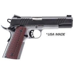 BERSA B1911 45ACP BLACK/SS, 5" BBL VZ GRIP W/ SIGHTS 8RD