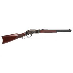 CIMARRON 1873 SADDLE RIFLE, 44/40 WIN 18" CC/BLUED WALNUT