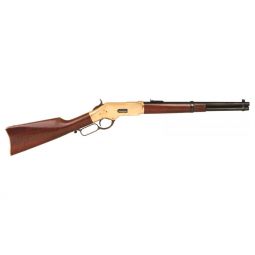 CIMARRON 1866 YELLOWBOY 44/40, 16" BRASS/BLUED WALNUT