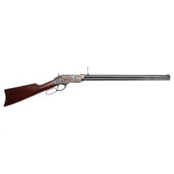 CIMARRON 1860 HENRY 45LC, 24" STEEL FRAME BLUED WALNUT