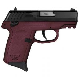 SCCY CPX1-CB PISTOL GEN 3 9MM, 10RD BLACK/CRIMSON W/SAFETY