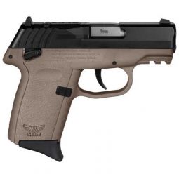 SCCY CPX1-CB PISTOL GEN 3 9MM, 10RD BLACK/FDE W/SAFETY RDR