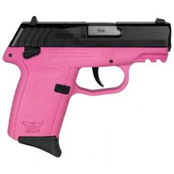 SCCY CPX1-CB PISTOL GEN 3 9MM, 10RD BLACK/PINK MANUAL SAFTEY