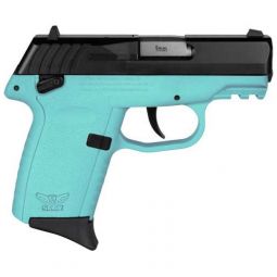 SCCY CPX1-CB PISTOL GEN 3 9MM, 10RD BLACK/SCCY BLUE W/SAFETY