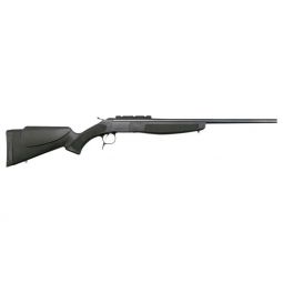 CVA SCOUT 44 MAG 22" W/RAIL, BLUED/BLACK SYNTHETIC