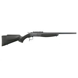 CVA SCOUT COMPACT 243 WIN 20", W/RAIL BLUED/BLACK SYNTHETIC