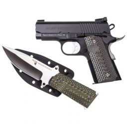 DESERT EAGLE 1911 UNDERCOVER, 45ACP 3" ADJ. BLUED W/KNIFE