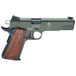 GERMAN SPORT 1911 22LR, 5" OD GREEN/FAUX WOOD 10RD