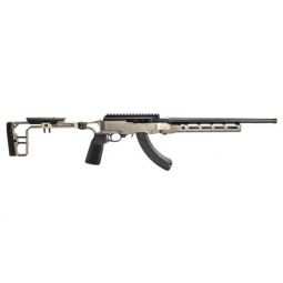 FAXON 10/22 GBMFG CHASSIS 22LR, RIFLE 16" MEDIUM FLUTED GREY