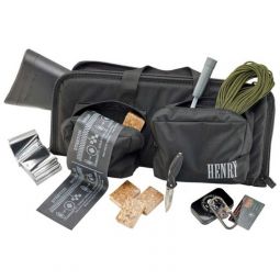 HENRY U.S. SURVIVAL PACK 22LR, INCLUDES BLACK AR-7 AND KIT