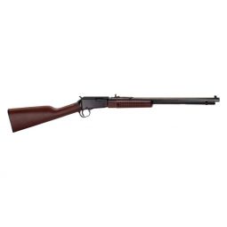 HENRY PUMP ACTION 22WMR, 20.5" OCTAGON BLUED WALNUT