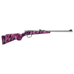 HENRY MINI BOLT 22S/L/LR, 16.25" S/S SYN MUDDY GIRL