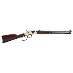 HENRY BIG BOY BRASS 45LC, SIDE GATE 20" LARGE LOOP WLNT