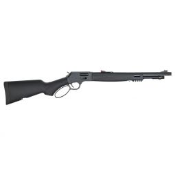 HENRY X MODEL LEVER 44MAG/SPL, 17.4" TB BLUED BLACK SYN.