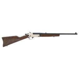 HENRY SINGLE BARREL 357/38, 22" BRASS RECEIVER WALNUT