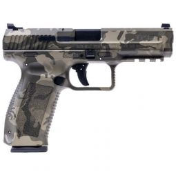 CANIK TP9SF 9MM FS 2-18RD, MAGS WOODLAND GREEN POLYMER