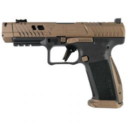 CANIK TTI COMBAT 9MM 4.6" BBL, OR FS 2-18RD MAGS BLACK