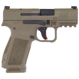 CANIK METE MC9L 9MM 3.18" BBL, OR FS 2-17RD MAGS FDE