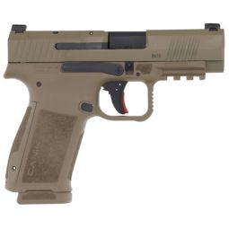 CANIK METE MC9LS 9MM 3.68" BBL, OR FS 2-17RD MAGS FDE