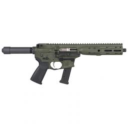 LWRC IC 9 PISTOL 9MM 8.5" BBL, 27RD MAG OD GREEN