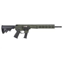 LWRC IC NINE CARBINE 9MM 16", 27RD MAG OD GREEN/BLACK STOCK