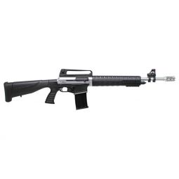 IVER JOHNSON STRYKER 12GA. 3", 20" AR-STYLE 5-SH S.NICKEL/BLK