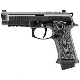 BERETTA 92XI SAO SQUALO 9MM, W/RAIL 22RND 4.9" BLK/GREY