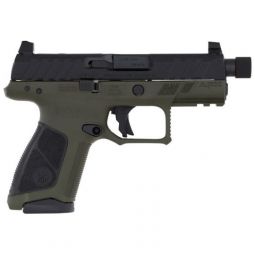 BERETTA APX A1 FS 9MM 4.2" OR, 15-SHOT OD GRN/BLK POLY THRD