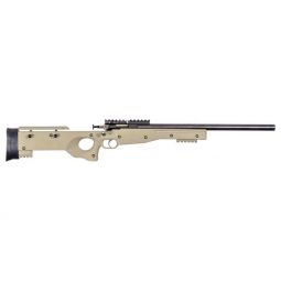 CRICKETT PRECISION RIFLE 22LR, BLUED/FDE THREADED BARREL