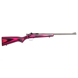 CRICKETT RIFLE G2 22LR, S/S PINK/BLACK LAMINATE