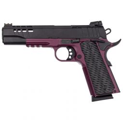 GLFA 1911 PISTOL 45ACP 5" FS, BLACK SLIDE BLACK CHERRY FRAME