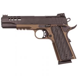 GLFA 1911 PISTOL 9MM 5" FS, BLACK SLIDE BRONZE FRAME