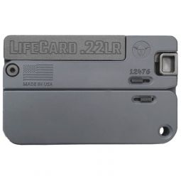 TRAILBLAZER LIFECARD 22LR, SINGLE SHOT POLY SNIPER GREY