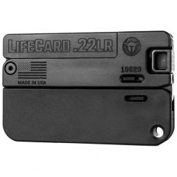 TRAILBLAZER LIFECARD 22LR, SINGLE SHOT POLY HANDLE BLACK