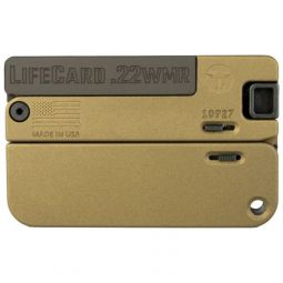 TRAILBLAZER LIFECARD 22WMR, SINGLE SHOT BURNT BRONZE