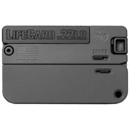 TRAILBLAZER LIFECARD 22WMR, SINGLE SHOT W/22LR BBL BLK