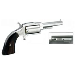 NAA "SHERIFF" MINI-REVOLVER, 22WMR 2.5" S/S ROSEWOOD