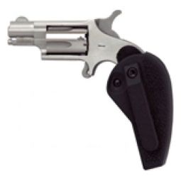 NAA MINI-REVOLVER 22LR 1-5/8", S/S MATTE W/ HOLSTER GRIP