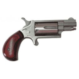 NAA MINI-REVOLVER COMBO 1-1/8", 22LR/22WMR S/S MATTE WOOD