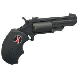 NAA"TRUE BLACK WIDOW" MINI-REV, 22WMR 2" FS CERAKOTE BLACK