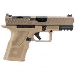 ZEV OZ9v2 COMBAT 9MM PISTOL, FDE COMPACT SLIDE 15RD