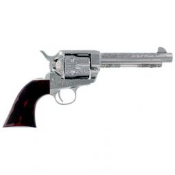 CIMARRON BUFFALO BILL CODY, 357MAG 5.5" ENGRAVED NICKEL