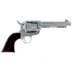 CIMARRON BUFFALO BILL CODY, 45LC 5.5" ENGRAVED NICKEL